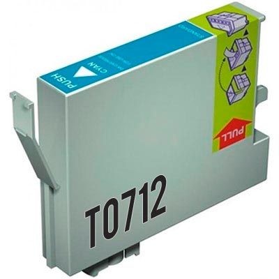 Συμβατό Epson T0712 Cyan C13T07124010