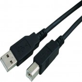 Powertech Καλώδιο Σύνδεσης Εκτυπωτή USB 2.0 Type B, 1.5m, Black