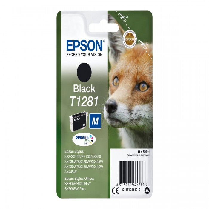 Αυθεντικό Epson T1281 Black C13T12814012