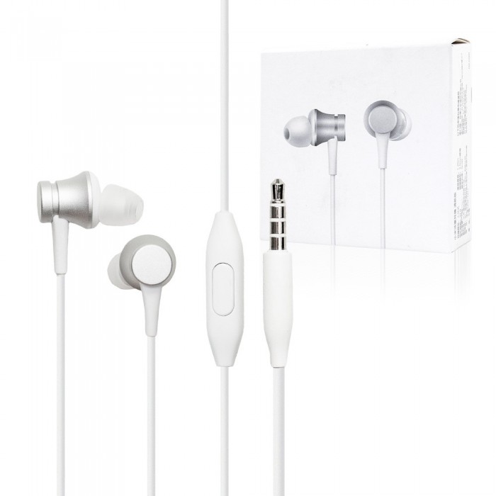 Handsfree Xiaomi Mi Basic In Ear Silver ZBW4355TY 