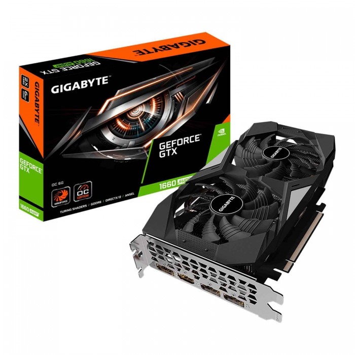 Κάρτα Γραφικών Gigabyte GeForce GTX 1660 Super 6GB OC GV-N166SOC-6GD
