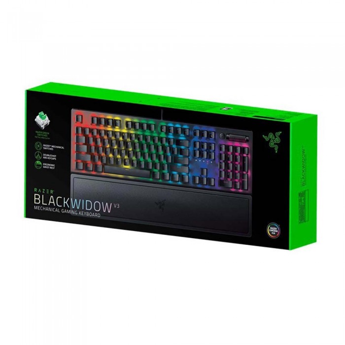 Πληκτρολόγιο Razer BlackWidow V3 – Mechanical Keyboard – Wrist Rest – GR Layout RZ03-03541200-R3P1