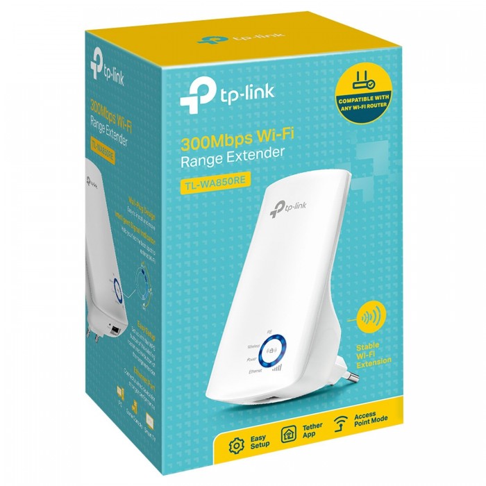 TP-LINK N300 TL-WA850RE 300MBPS WiFi Extender V7