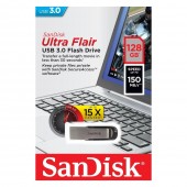 Sandisk Ultra Flair 128GB USB 3.0 Black SDCZ73-128G-G46