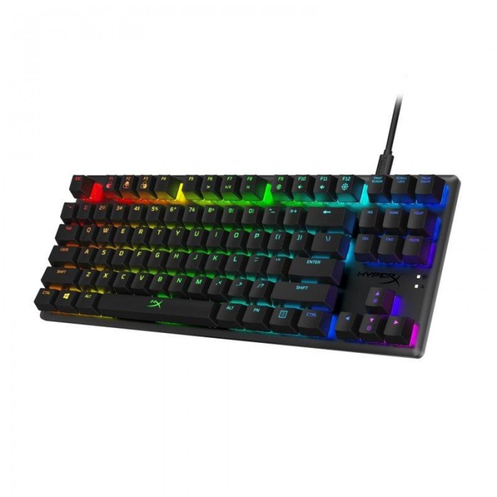 Πληκτρολόγιο HyperX Alloy Origins Core RGB Mechanical HX Blue Switches US Layout HX-KB7BLX-US