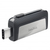 SanDisk Ultra Dual USB 3.1 Type C 64GB Ασήμι SDDDC2-064G-G46