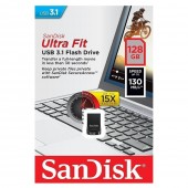  SanDisk Ultra Fit USB 3.1 128GB Μαύρο SDCZ430-128G-G46