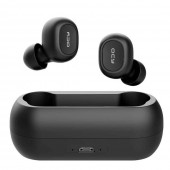 True Wireless Earbuds QCY T1c Bluetooth 5.0 IPX4 Black με θήκη φόρτισης 6957141405789