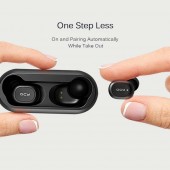 True Wireless Earbuds QCY T1c Bluetooth 5.0 IPX4 Black με θήκη φόρτισης 6957141405772