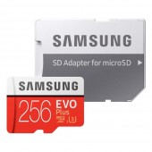 Κάρτα Μνήμης Samsung Evo Plus microSDXC 256GB U3 with Adapter 2020 MB-MC256HA/EU