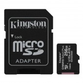 Κάρτα Μνήμης Kingston MicroSDXC Class 10 Canvas Select Plus 100R A1 256GB + SD Adapter SDCS2/256GB