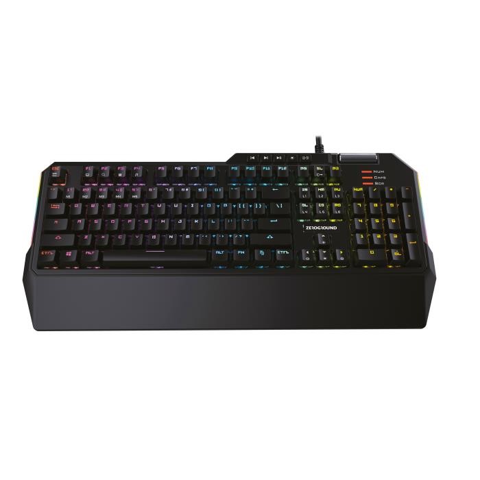 Μηχανικό Πληκτρολόγιο Zeroground KB-3400G TAIGEN v3.0 Red Switches RGB US Layout