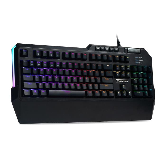 Μηχανικό Πληκτρολόγιο Zeroground KB-3400G TAIGEN v3.0 Red Switches RGB US Layout