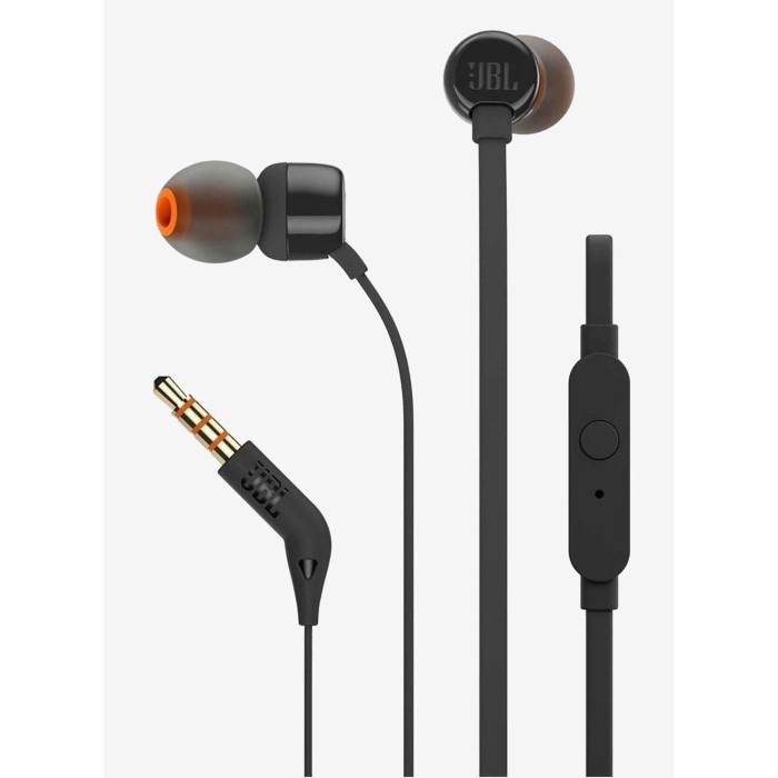 Ακουστικά handsfree JBL T110 Μαύρο JBLT110BLK
