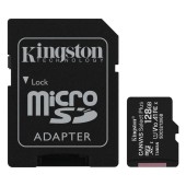 Κάρτα Μνήμης Kingston MicroSDXC Class 10 Canvas Select Plus 100R A1 128GB + SD Adapter SDCS2/128GB