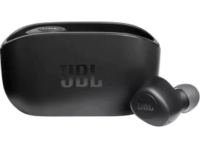 Ασύρματα Ακουστικά Bluetooth με Θήκη Φόρτισης JBL Wave 100TWS Μαύρο JBLW100TWSBLK