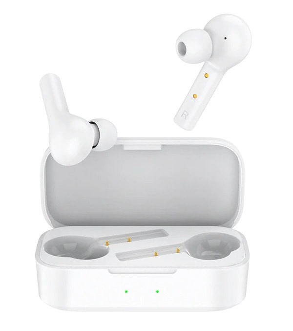 Ασύρματα Ακουστικά Bluetooth QCY T5 Λευκό με θήκη φόρτισης 6957141406274