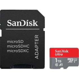Κάρτα Μνήμης Sandisk Ultra microSDXC 1TB Class 10 U1 A1 UHS-I + SD Adapter SDSQUA4-1T00-GN6MA