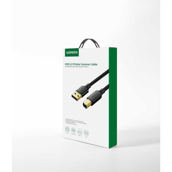 Καλώδιο USB Ugreen US135 USB 2.0 USB-A male - USB-B male 3 μέτρα US135 