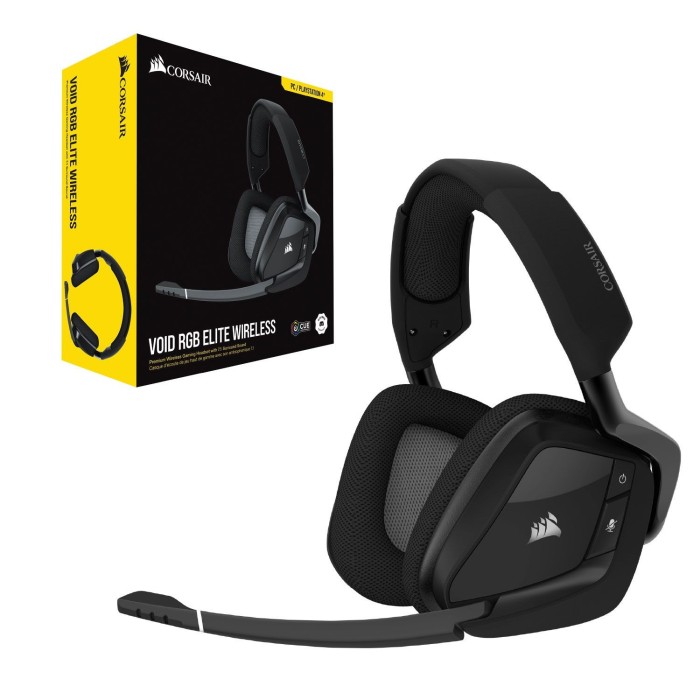 Ασύρματο Headset Corsair Void Elite RGB 7.1 Μαύρο CA-9011201-EU