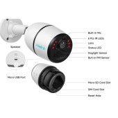 Ασύρματη IP Battery Camera Reolink GO Plus 4G QHD αδιάβροχη εξωτερικού χώρου με νυχτερινή λήψη