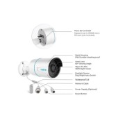 Ενσύρματη IP Camera Reolink RLC-510A Full HD+ αδιάβροχη εξωτερικού χώρου με νυχτερινή λήψη