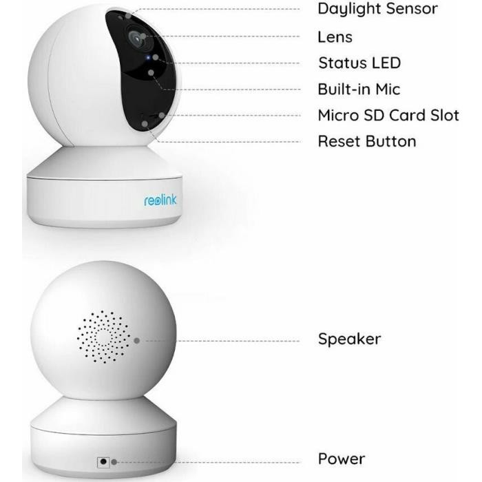 Ασύρματη IP Camera Reolink E1 Full HD+ εσωτερικού χώρου με νυχτερινή λήψη