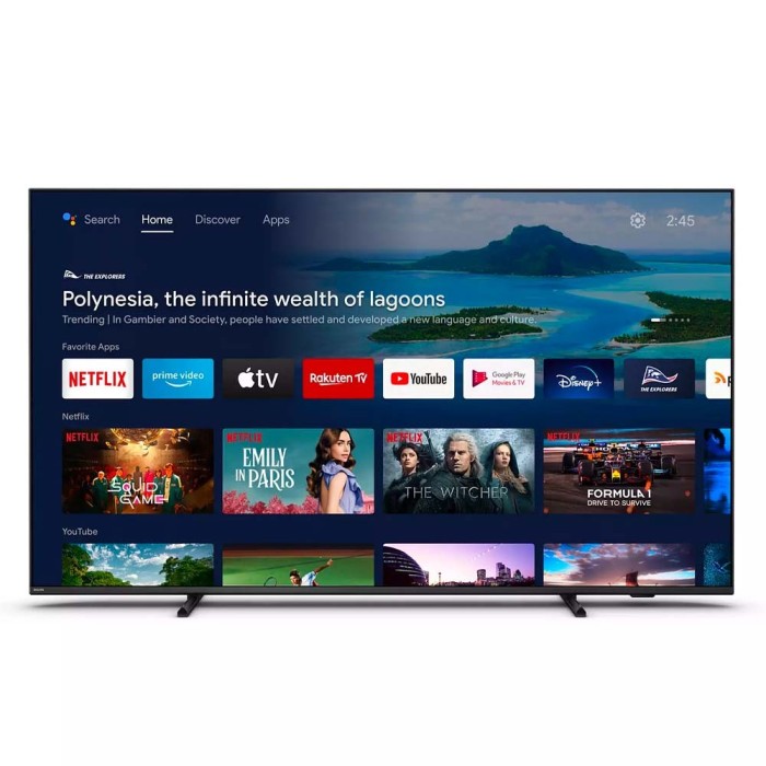  Τηλεόραση Philips Ambilight 43PUS8007 43" Smart LED 4K Ultra HD