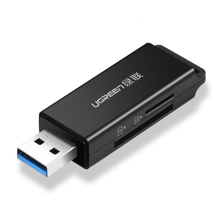 Card Reader Ugreen CM104 USB 3.0 Μαύρο 40752