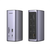 Docking Station Ugreen CM555 USB-C με HDMI/DisplayPort 4K PD Ethernet και συνδεση 3 Οθονών 