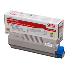 Αυθεντικό OKI C5650/C5750 43872305 Yellow 2.000 Σελίδες
