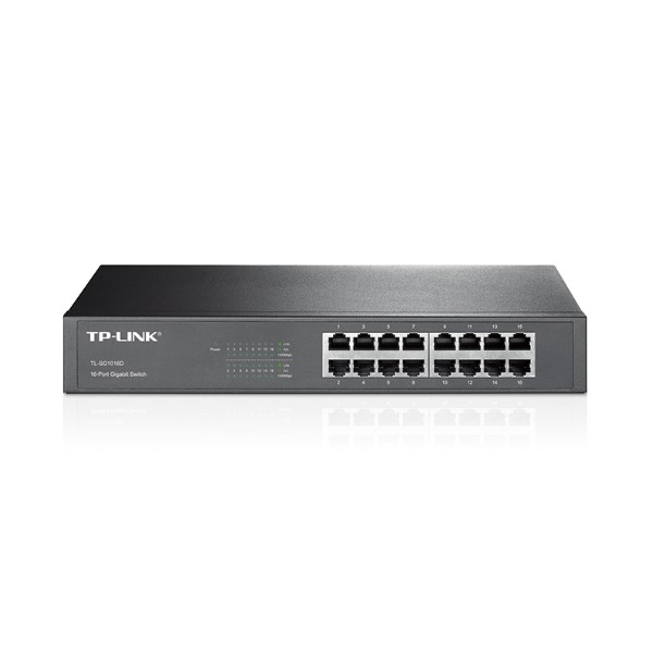 Tp-Link TL-SG1016D Switch V8 10/100/1000 Mbps 16 Ports