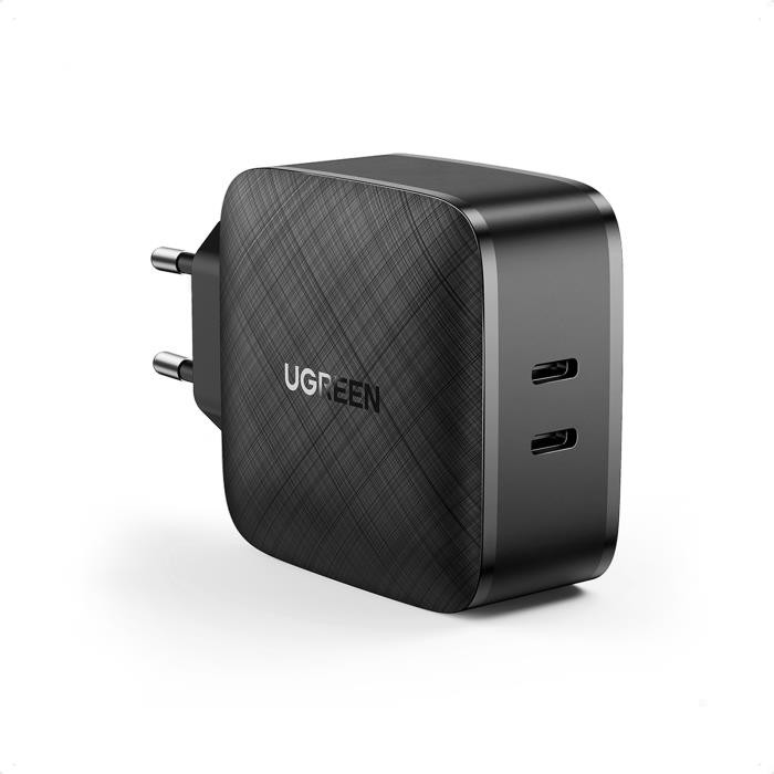 Φορτιστής Ugreen CD216 Quick Charge 3.0 με 2x USB-C 665W