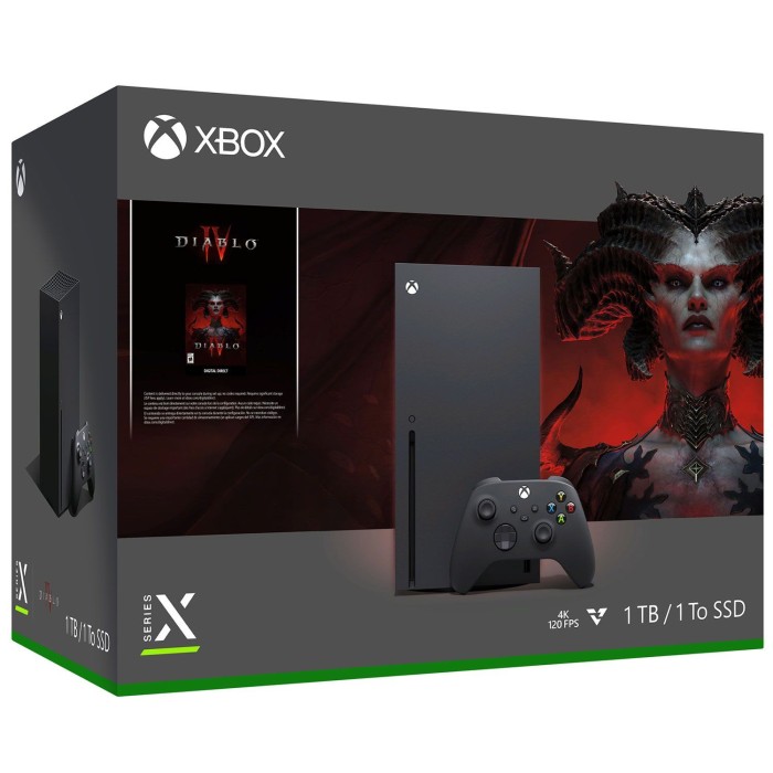 Microsoft Xbox Series X 1TB Μαύρο + Diablo IV Official bundle RRT-00037