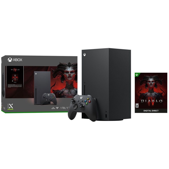 Microsoft Xbox Series X 1TB Μαύρο + Diablo IV Official bundle RRT-00037