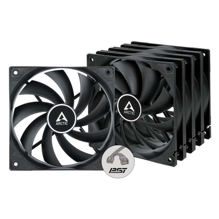 Arctic F12 PWM PST Case Fan 120mm 4-pin 5 τεμάχια ACFAN00250A