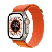 Smartwatch Apple Watch Ultra Titanium 49mm με eSIM Πορτοκαλί MNHH3GKA
