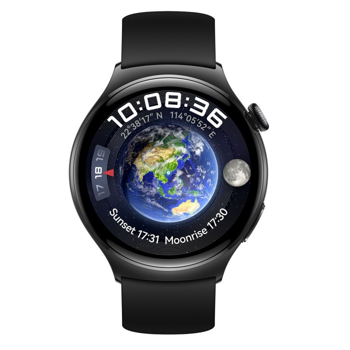 Smartwatch Huawei Watch 4 46mm Ανοξείδωτο Ατσάλι με eSIM Μαύρο 6941487291847