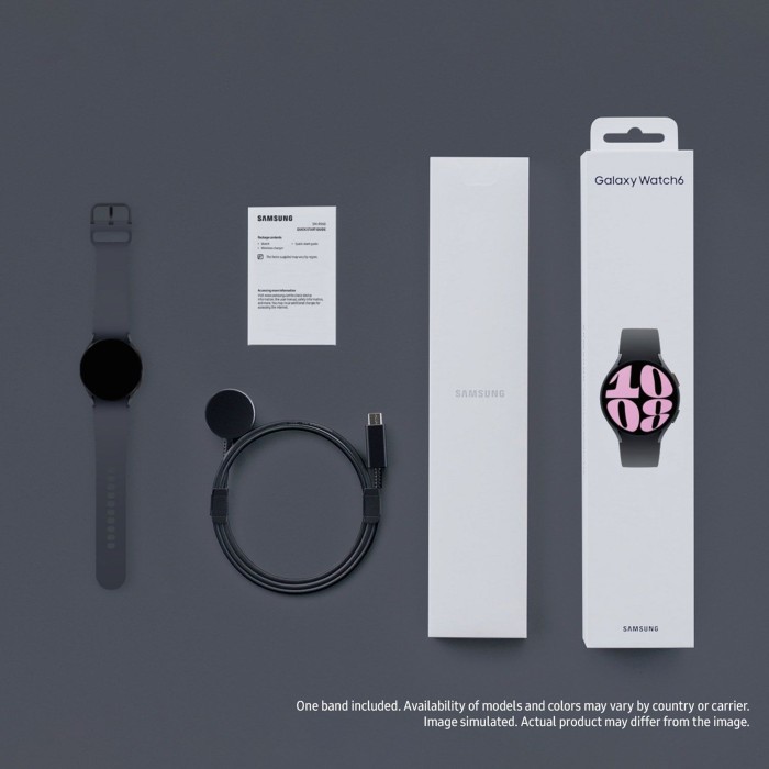 Smartwatch Samsung Galaxy Watch 6 44mm Μαύρο SM-R940NZKAEUE 