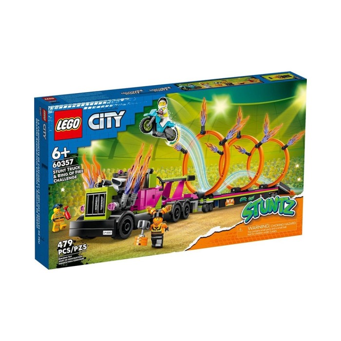 Lego City: Stunt Truck & Ring of Fire Challenge 60357