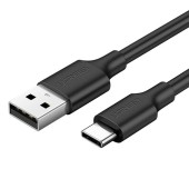 Καλώδιο Φόρτισης Ugreen US287 USB-C male - USB-A male 1 μέτρο Μαύρο